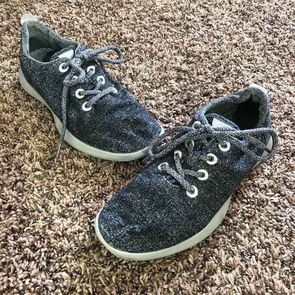 Allbirds Grey Wool Runners Shoes - Picture 2 of 10